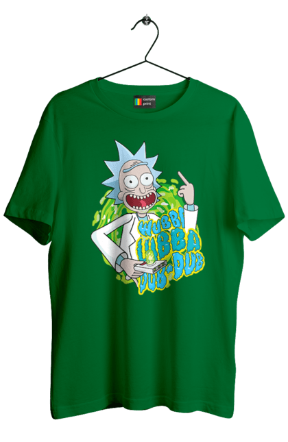 Футболка чоловіча з принтом "Рік та Морті". Rick and morty, мультфільм, наукова фантастика, пригоди, рік, рік і морті, трагікомедія, чорний гумор. 2070702