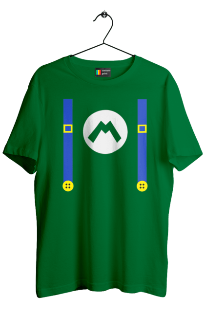 Men's t-shirt with prints Mario. Character, game, mario, mario bros, nintendo. 2070702