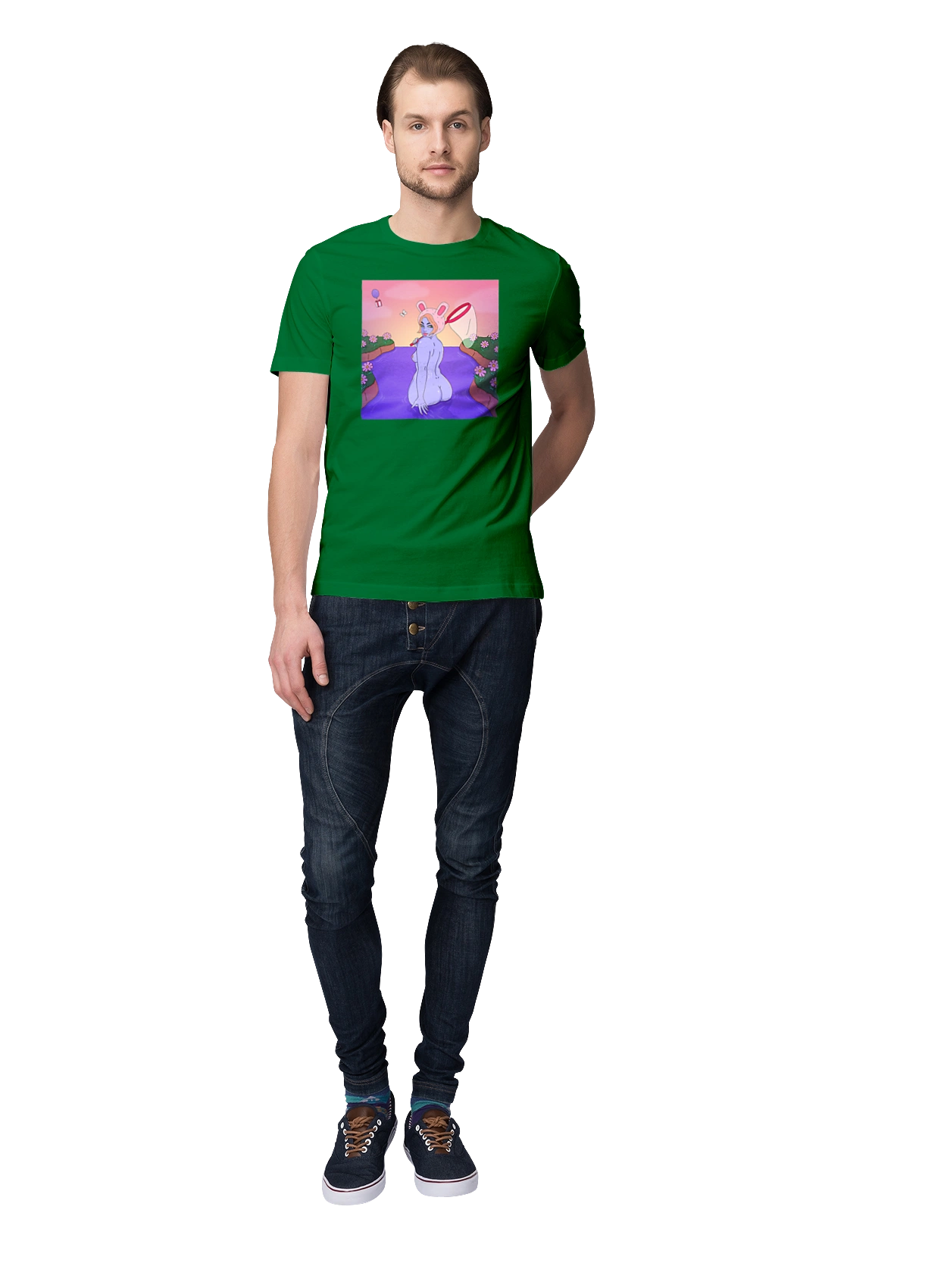 Purple Girl On The Hunt