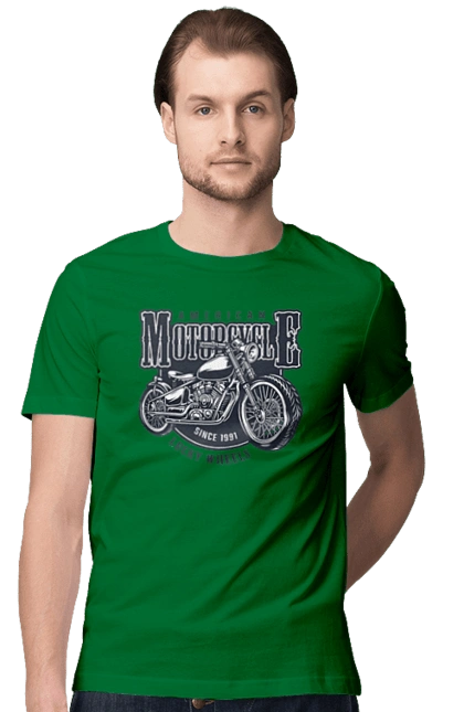 Крутой винтажный мотоцикл