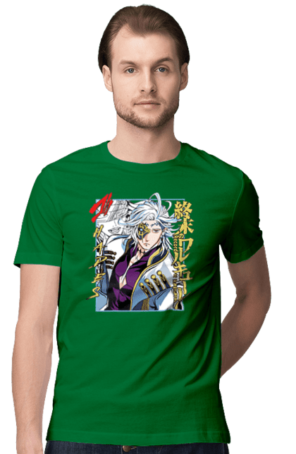 Футболка чоловіча з принтом "Повість про кінець світу Аїд". Anime, hades, manga, record of ragnarok, аїд, аніме, комікс, манга. 2070702