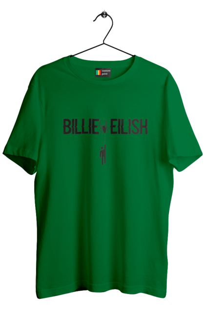 Men`s t-shirt with prints Billie Eilish. Billie eilish, billie eilish logo, billie eilish print, singer billie eilish. 2070702