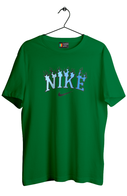 Футболка чоловіча з принтом "Nike". Nike, логотип, надпись, найк. CustomPrint.market