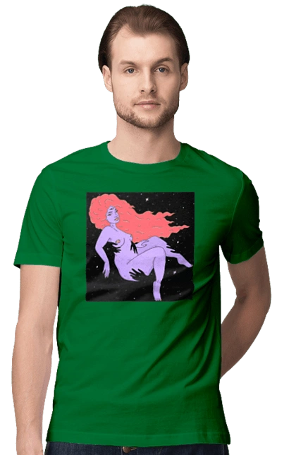 Purple Girl In Black Dire