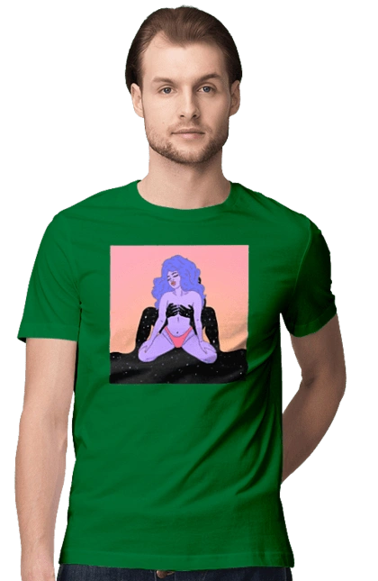 Purple Girl In Panties