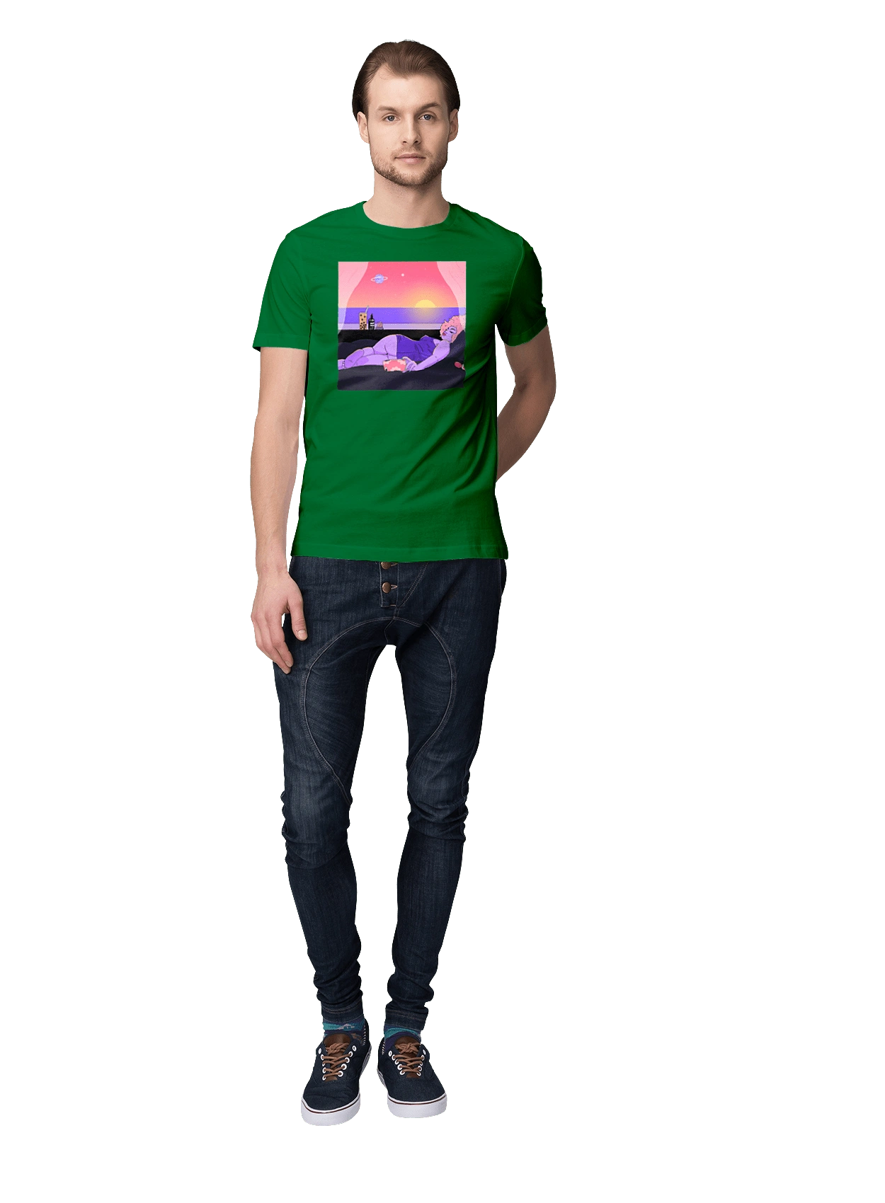 Фіолетова Дівчина На Відпочинку