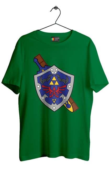 Men's t-shirt with prints The Legend of Zelda. Action movie, adventure, arcade, game, legend of zelda, nintendo, quest, shigeru miyamoto, video game, zelda. 2070702