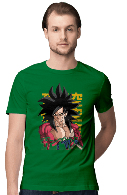 Футболка мужская с принтом Жемчуг дракона Сон Гоку. Anime, dragon ball, manga, son goku, tv series, аниме, гоку, жемчуг дракона, манга, сон гоку. 2070702