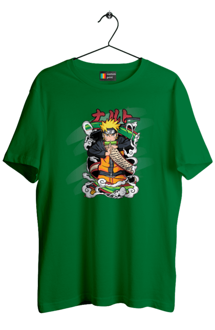 Men's t-shirt with prints Naruto. Anime, character, manga, naruto, ninja, tv series. 2070702