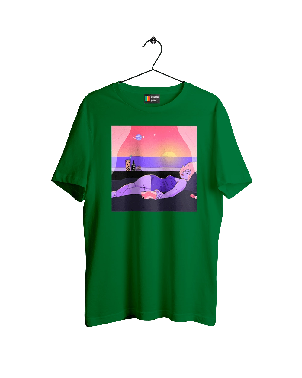 Фіолетова Дівчина На Відпочинку