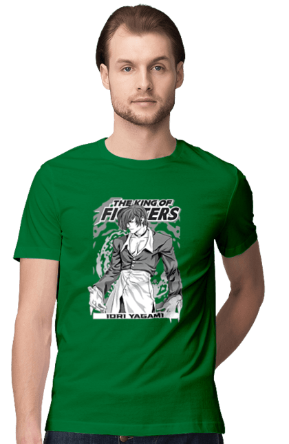 Men's t-shirt with prints The King of Fighters Iori Yagami. Game, iori yagami, king of fighters, rivals, video game. 2070702