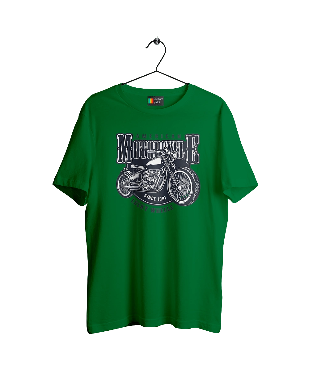 Крутой винтажный мотоцикл