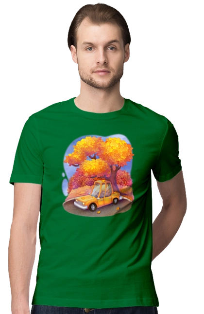 Осiнь Авто Дерево