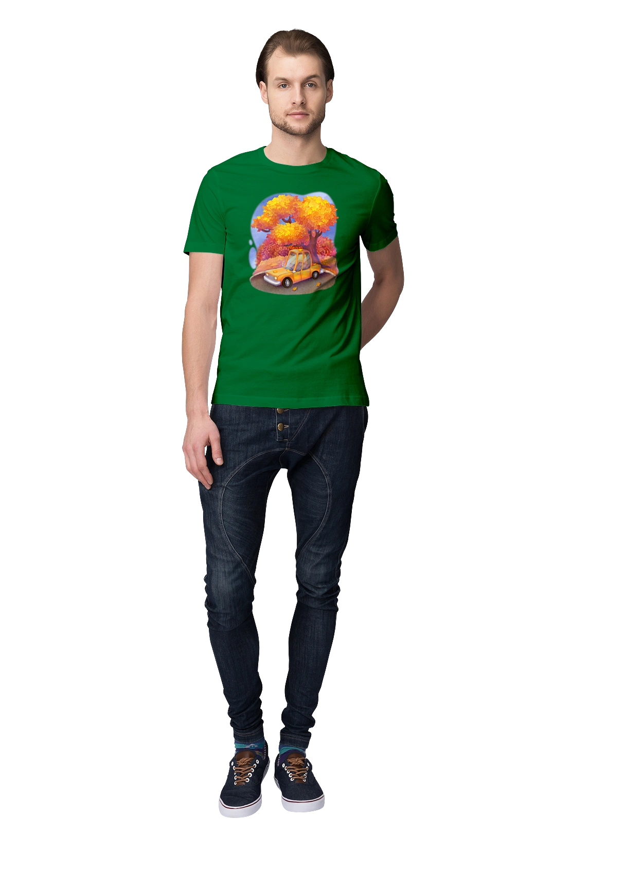 Осiнь Авто Дерево