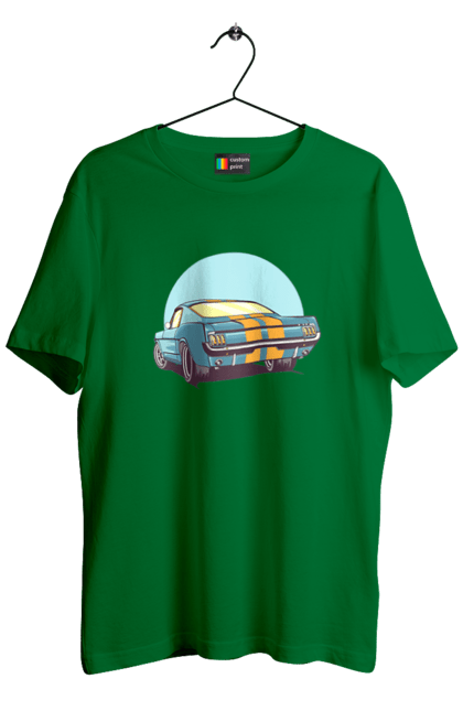 Футболка чоловіча з принтом "Авто". Авто, герой, гроші, монстр, музика, новий, персонаж, робот, супер герой. 2070702