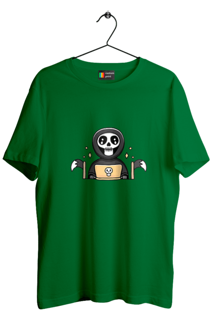 Футболка чоловіча з принтом "Темний розробник програміст". Brain, geek, linux, php, ай ти, ай ті, баг, геймер, гік, гра в кальмара, де баг, код, лаптоп, лінукс, пранк, програміст, розробник, смерть, сміх, смішне, ютер. 2070702