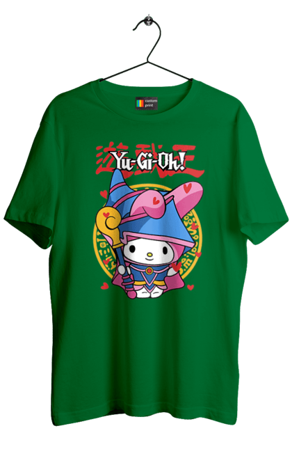 Men's t-shirt with prints Yu Gi Oh! My Melody. Brand, character, hello kitty, my melody, yu gi oh, yugio. 2070702