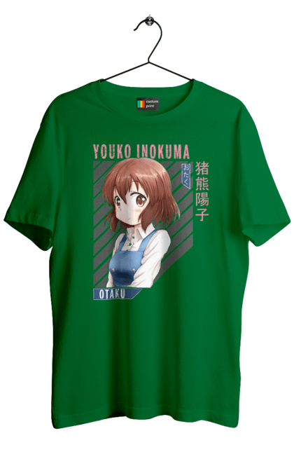 Men's t-shirt with prints Kiniro Mosaic Yoko Inokuma. Anime, gold mosaic, kiniro mosaic, kinmoza, manga, yoko, yoko inokuma. 2070702