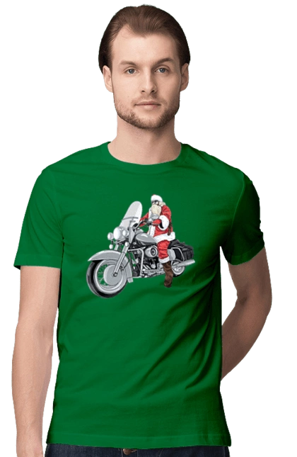 Santa On A Motorcycle