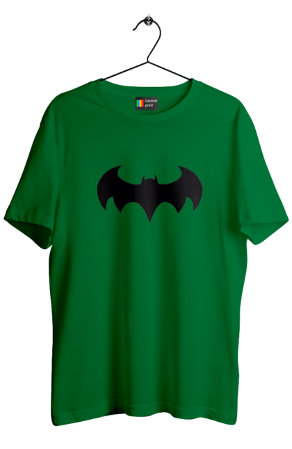 Футболка чоловіча з принтом "Бетмен". Ds, бетмен, комикс, логотип, супергерои. CustomPrint.market