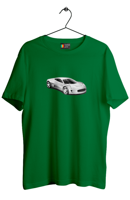 Men`s t-shirt with prints Auto.1. Auto, graphics, photo, sports car. 2070702