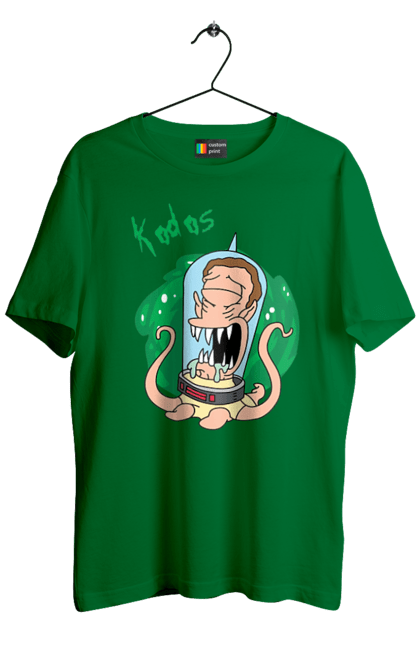 Футболка чоловіча з принтом "Рік та Морті". Rick and morty, мультфільм, наукова фантастика, пригоди, рік, рік і морті, трагікомедія, чорний гумор. 2070702