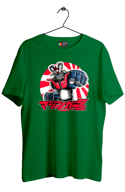 Men's t-shirt with prints Mazinger Z Grendizer. Anime, goldorak, goldrake, grendizer, manga, mazinger z, mecha, robots. 2070702