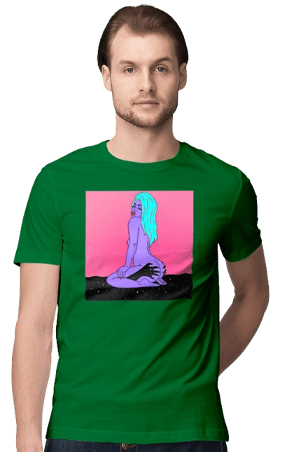 Purple Girl In Hands