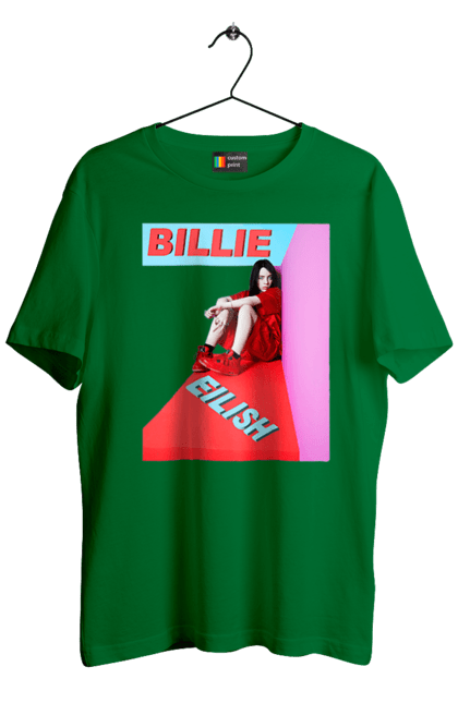 Men`s t-shirt with prints Billie Eilish. Billie eilish, billie eilish logo, billie eilish print, singer billie eilish. 2070702