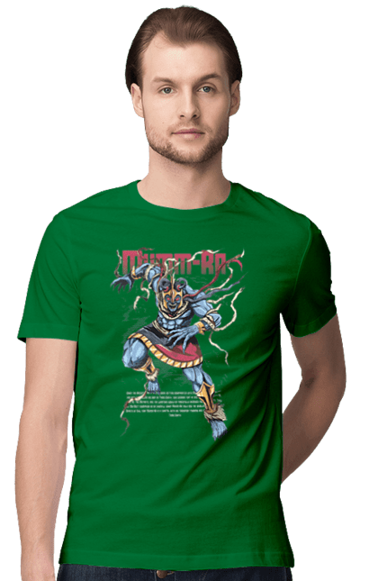 Men's t-shirt with prints Mum Ra. Antagonist, character, franchise, mumm ra, mumm-ra, mummra, supervillain, thundercats, villain, warner bros. 2070702