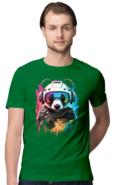 Панда в VR шолом