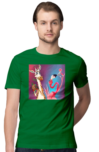 Жираф И Фламинго На Вечеринке