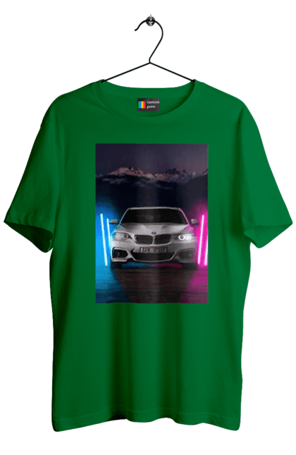 Футболка чоловіча з принтом "БЕХА". Беха, в машину, красота, птн пнх, фонарі. 2070702