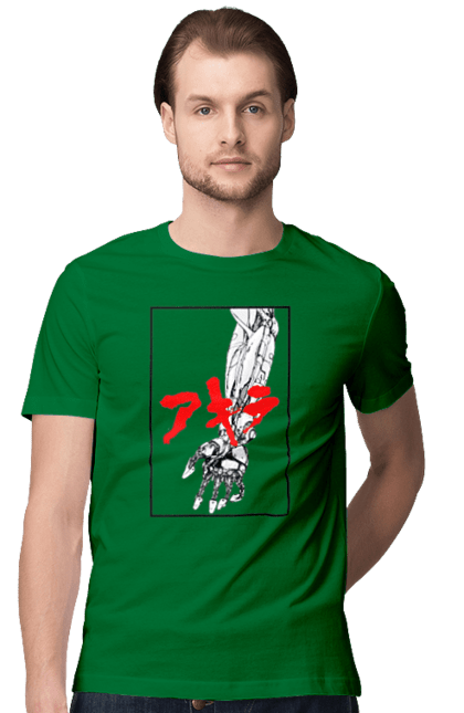 Men's t-shirt with prints Akira Tetsuo Shima. Akira, anime, cyberpunk, manga, tetsuo shima. 2070702