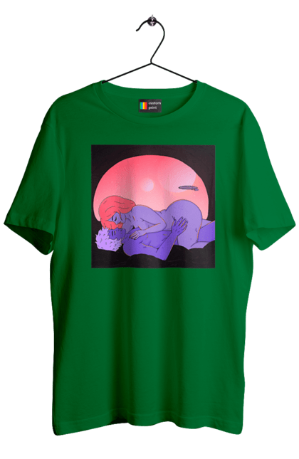 Футболка чоловіча з принтом "Інопланетяни Дівчина І Хлопець". Голі, дівчина, хлопець. 2070702