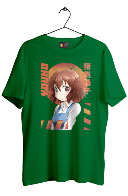 Men's t-shirt with prints Kiniro Mosaic Yoko Inokuma. Anime, gold mosaic, kiniro mosaic, kinmoza, manga, yoko, yoko inokuma. 2070702