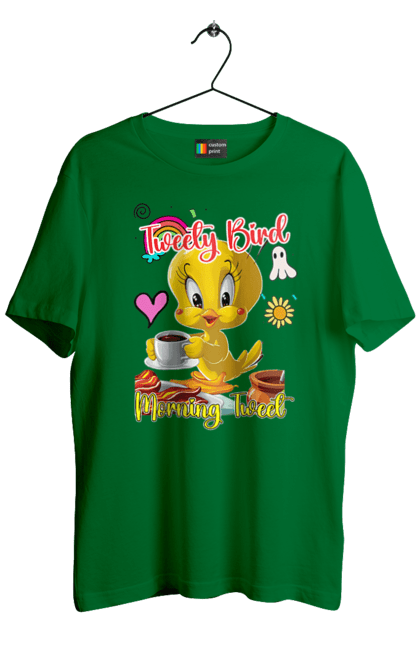 Men's t-shirt with prints Tweety Pie. Bird, looney tunes, tweety, tweety bird, tweety pie, warner bros. 2070702