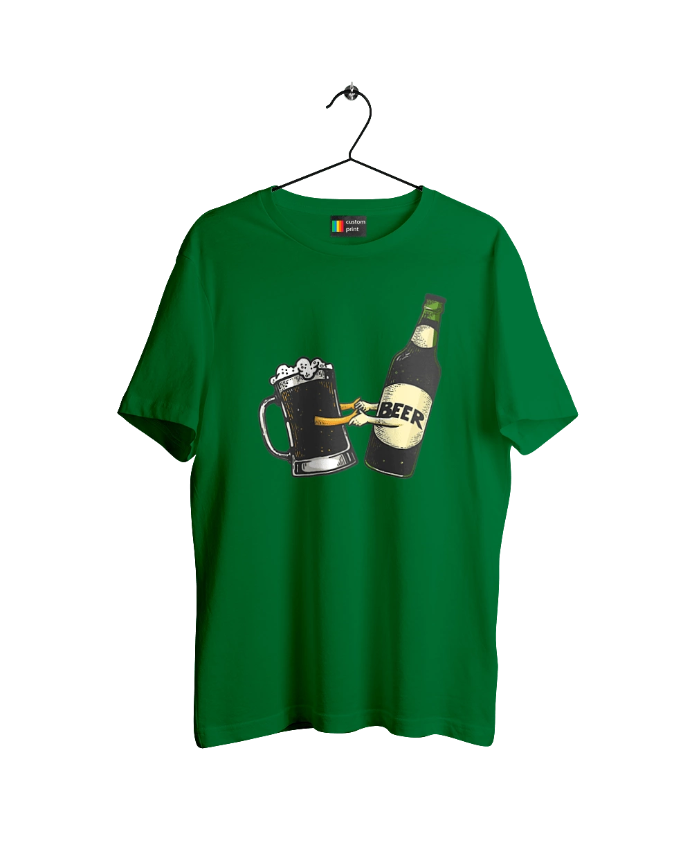 Bottle Of Beer With A Glass Of Beer