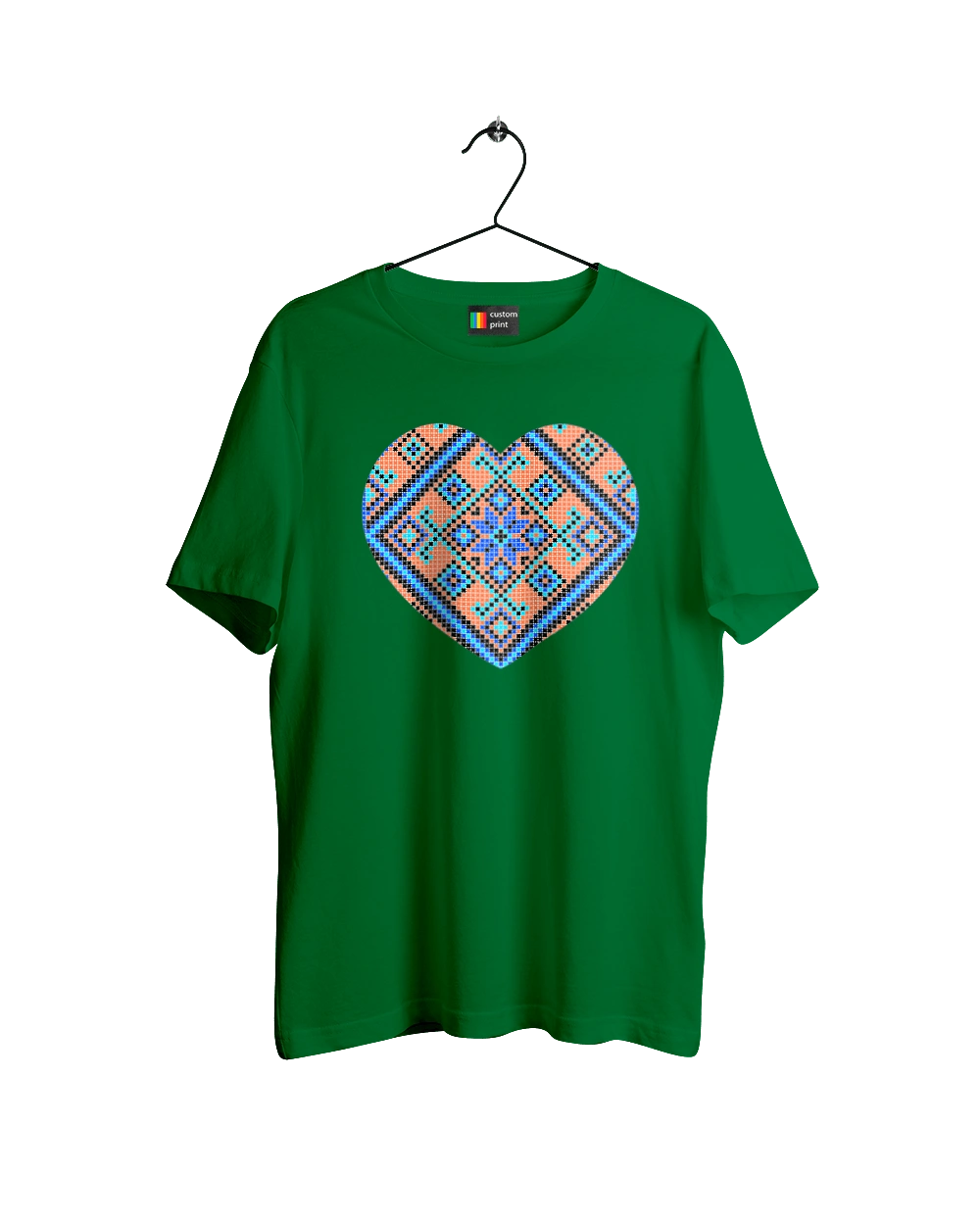 Сердце вышивка