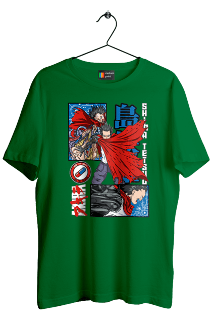 Men's t-shirt with prints Akira Tetsuo Shima. Akira, anime, cyberpunk, manga, tetsuo shima. 2070702