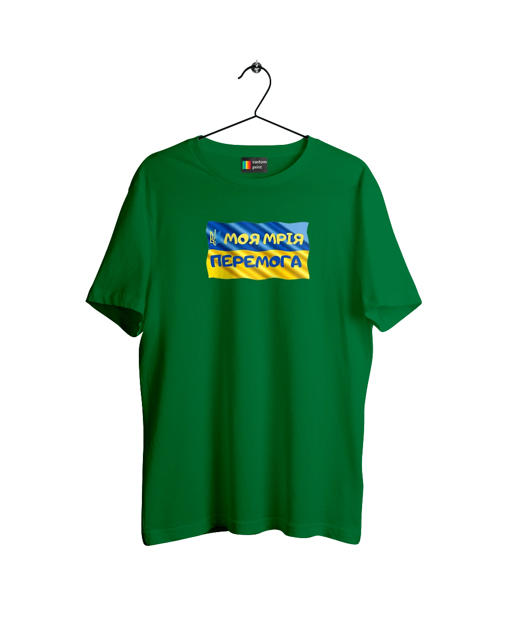 My dream is victory. the flag of Ukraine. Emblem of Ukraine