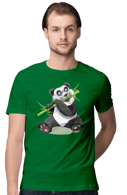 Панда Їсть Бамбук