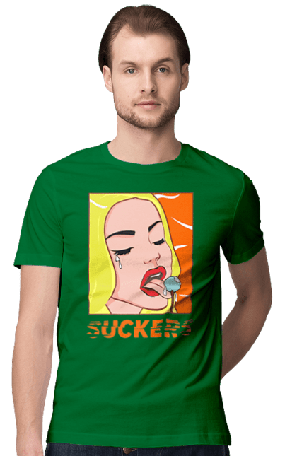 Футболка чоловіча з принтом "Чупа чупс". Гумор, мем, прикольна, сакерс, смішна, чупа чупс. 2070702