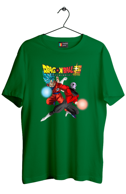 Men's t-shirt with prints Dragon Ball Son Goku. Anime, dragon ball, goku, manga, son goku, tv series. 2070702