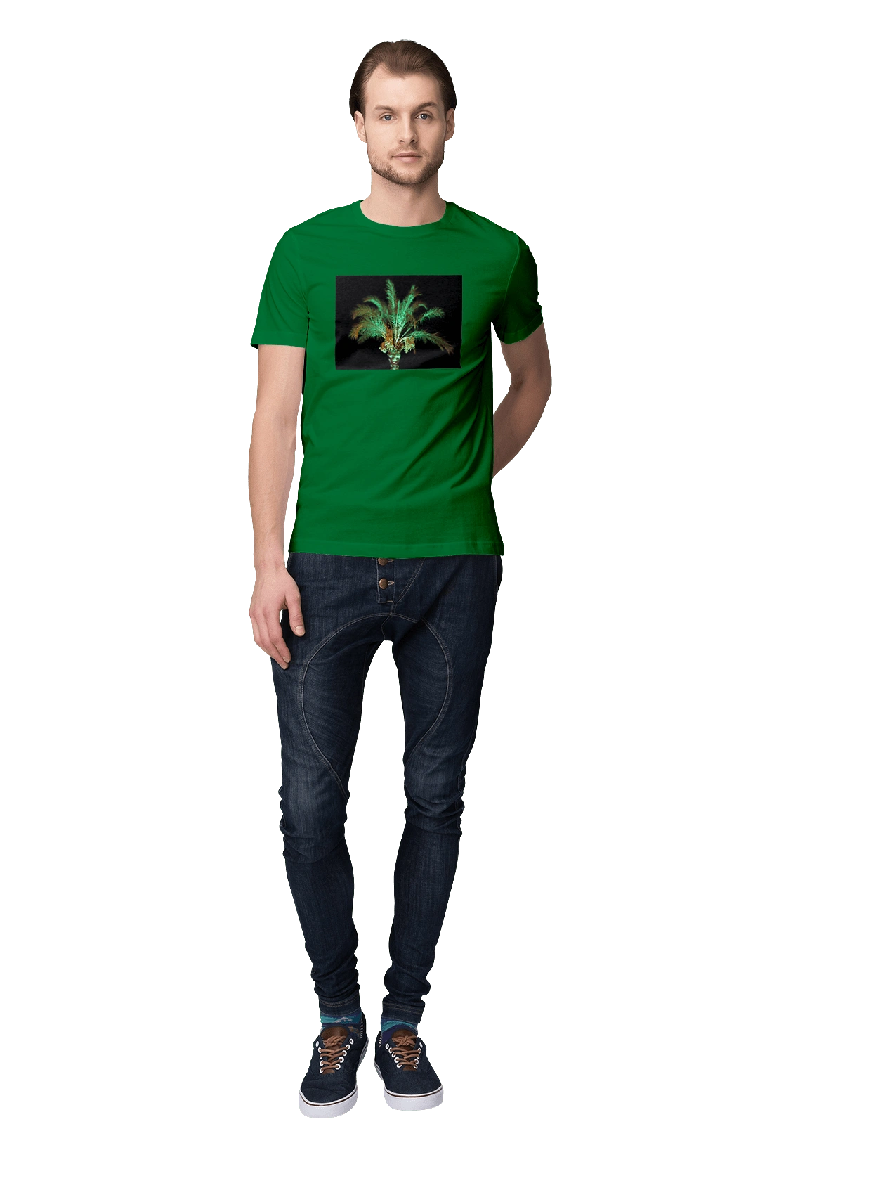 Финиковая Пальма Ночью