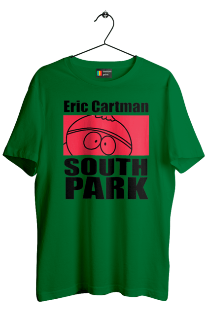 Men's t-shirt with prints South Park Cartman. Cartman, cartoon series, eric cartman, south park. 2070702