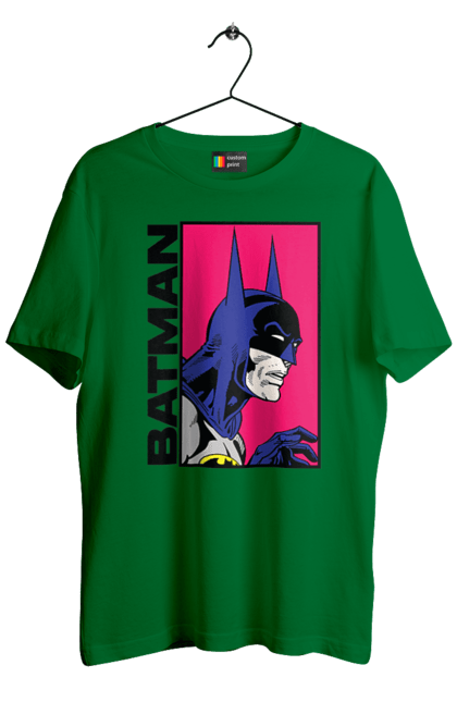 Men's t-shirt with prints Batman. Batman, bruce wayne, comics, dark knight, dc comics, justice league, movie, superhero. 2070702