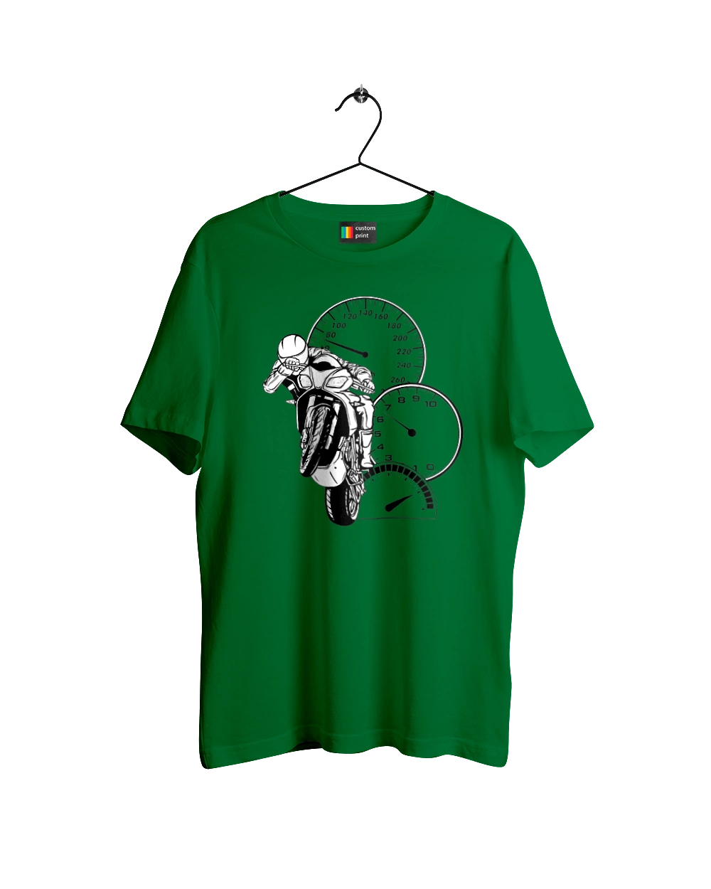 Motorcycle Speed Black