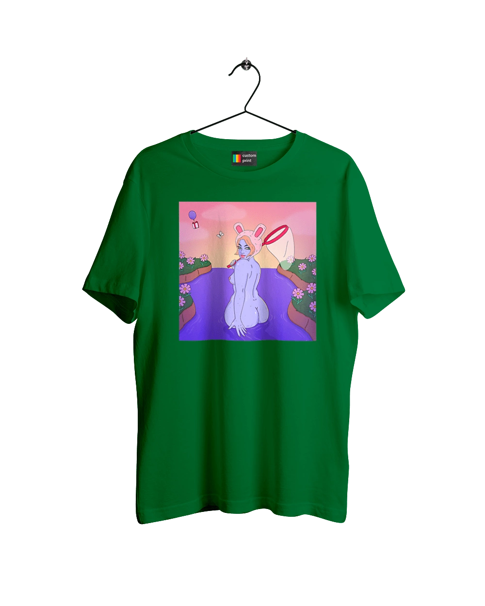 Purple Girl On The Hunt