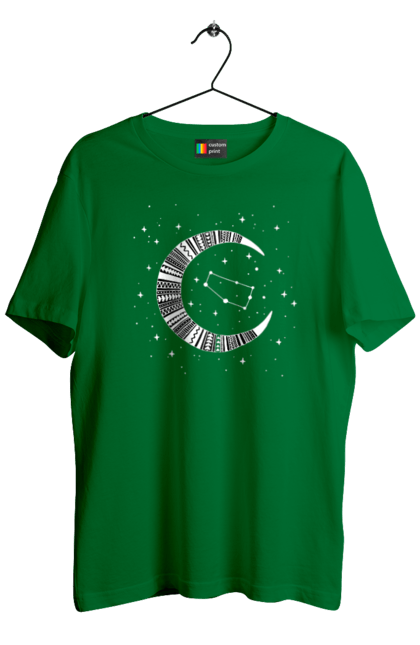 Men`s t-shirt with prints Gemini. Constellation, gemini, horoscope, sign, twins, zodiac, zodiac sign. 2070702